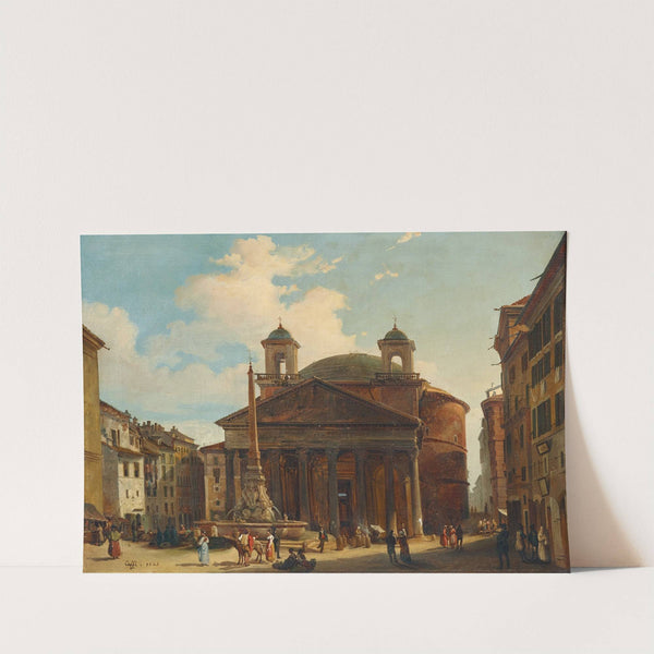 Rome, The Pantheon by Ippolito Caffi