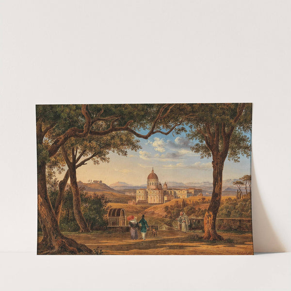 Rome, View of St. Peter’s Basilica by Johann Christoph Gubig