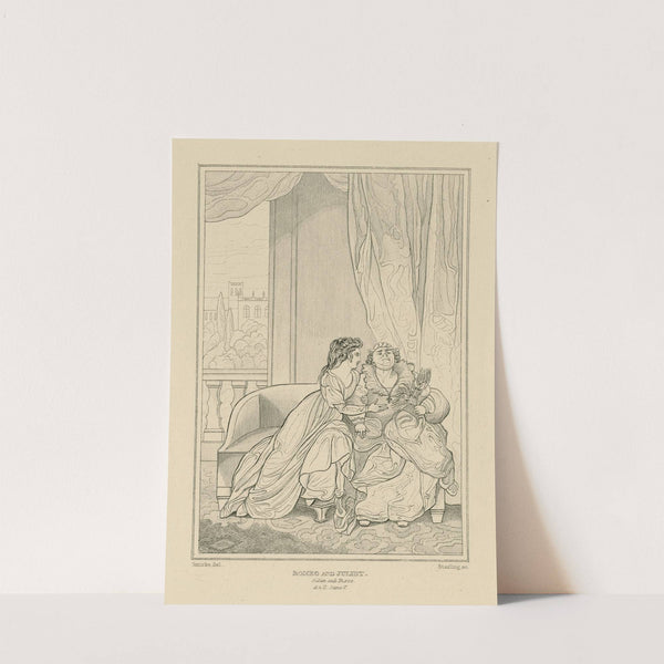 Romeo and Juliet, Juliet and nurse, act II, scene V (19th century) by William Francis Starling