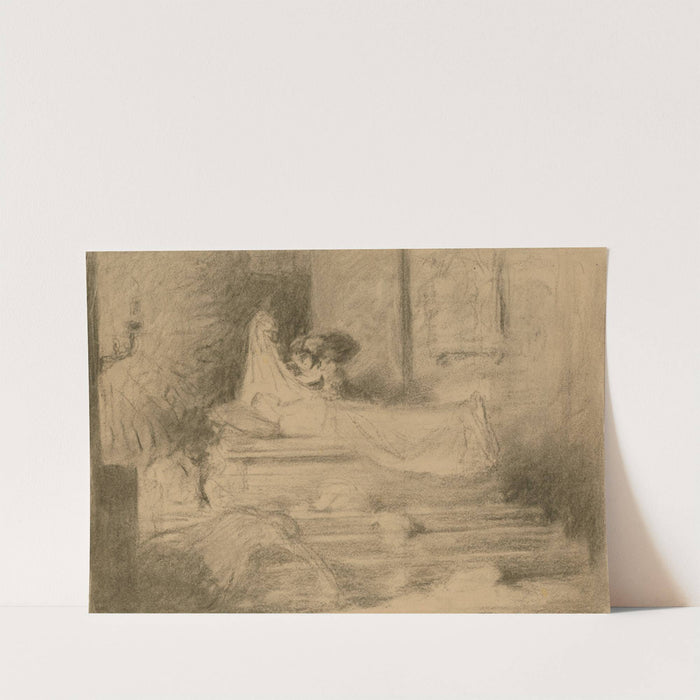 Romeo and Juliet, V, 3, the tomb scene by Daniel Maclise