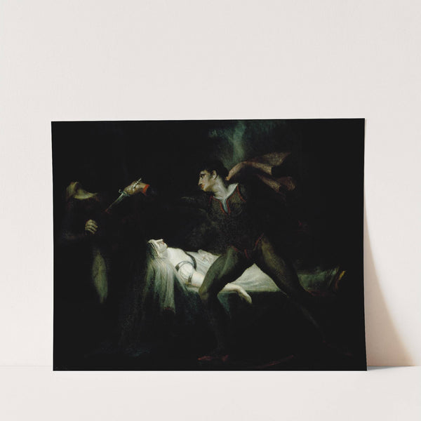 Romeo stabs Paris at the bier of Juliet (1809) by Henry Fuseli