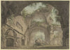 Römische Ruinenhalle; die Konstantinsbasilika