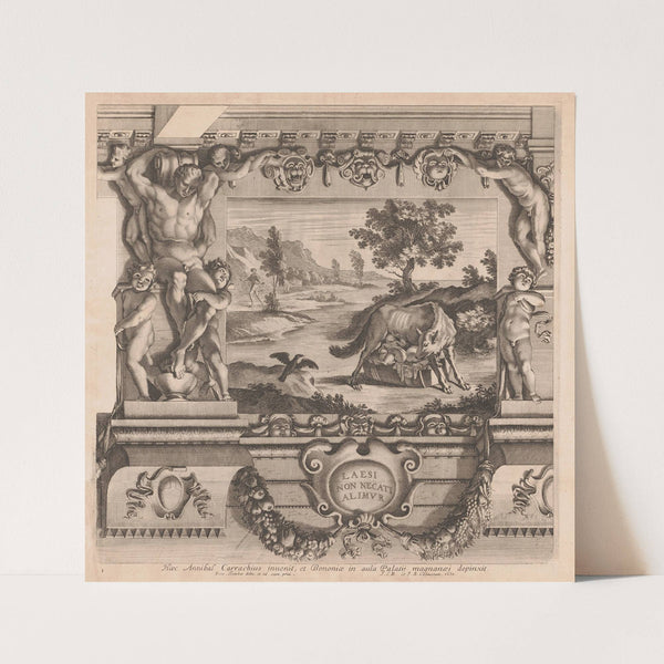 Romulus and Remus with the she-wolf (1659) by Jean Boulanger