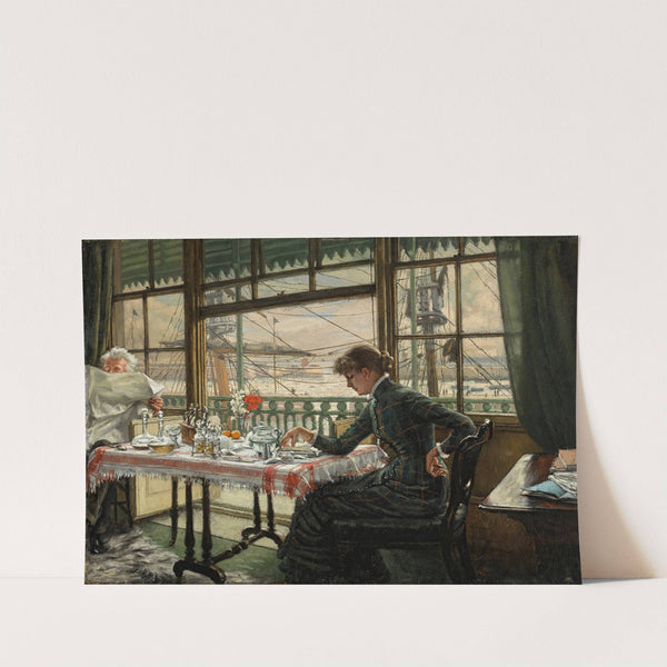 Room Overlooking the Harbour by James Tissot