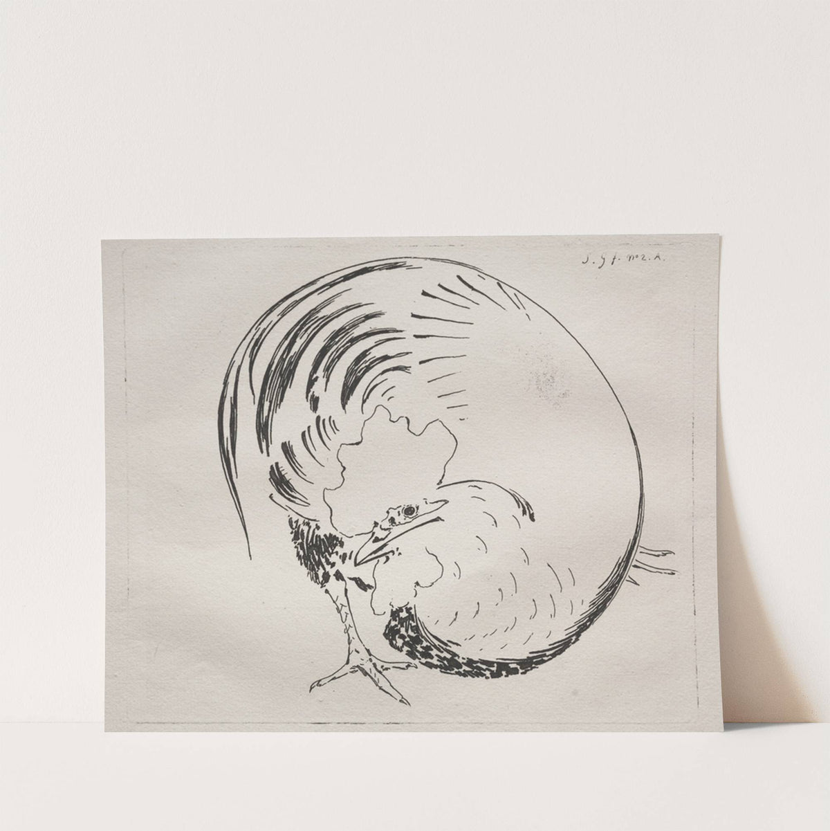Rooster (c. 1860) by Félix Bracquemond