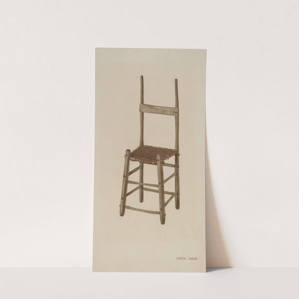 Rope Bottom Chair by Dorothy Johnson