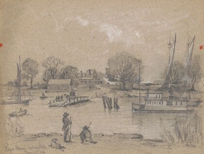 Rope ferry Schuylkill (1856)