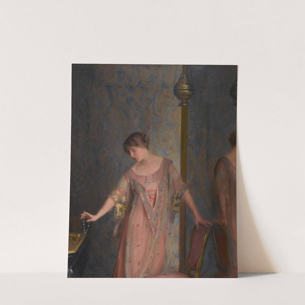Rose and blue by William McGregor Paxton