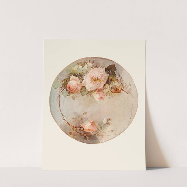 Rose Plate by Adeline More