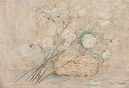Rose with a basket