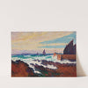 Rosehearty pier (Roseheartyn aallonmurtaja) (1910) by Alfred William Finch