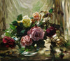 Rosen auf Schleier