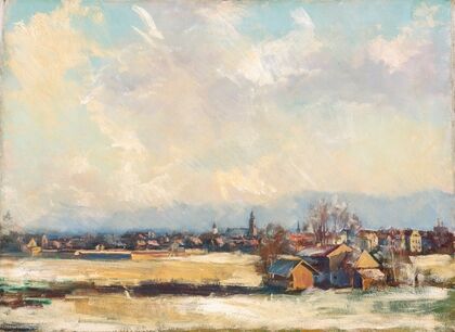 Rosenheim im Winter (circa 1928)