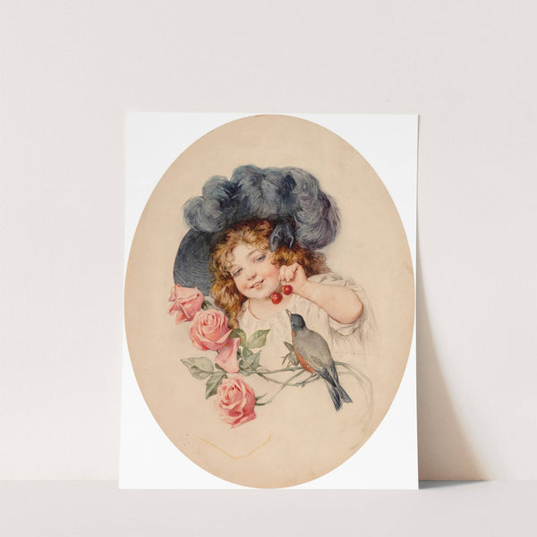 Roses and Cherries by Maud Humphrey