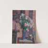 Roses in a Blue Vase (circa 1914-15) by Harold Gilman