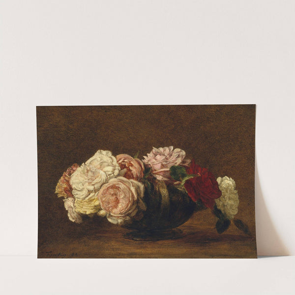 Roses in a Bowl by Henri Fantin-Latour