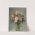 Roses in a glass vase by Bertha Wegmann