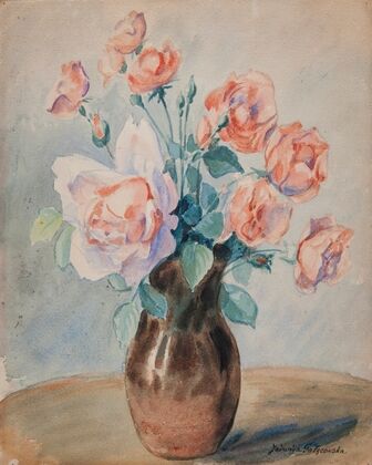 Roses in a vase