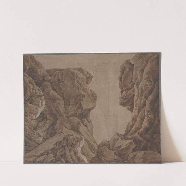 Rotsen Sinaï en Horeb by David Humbert de Superville