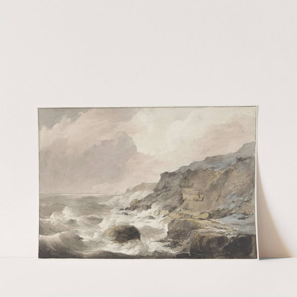 Rotskust te Boulogne sur Mer by Petrus Johannes Schotel