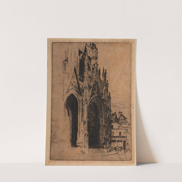 Rouen – portal from the Church of St Maclou (1904) by Józef Pankiewicz