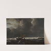 Rough Sea at a Jetty (1650s) by Jacob van Ruisdael