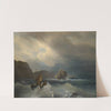 Rough Sea with Ships (1834) by Théodore Gudin