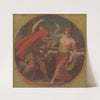 Round Study of Composition from Roman History (1900) by Milan Thomka Mitrovský