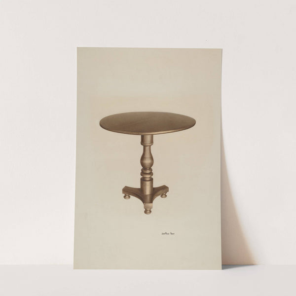 Round Top Table by Josephine Prado