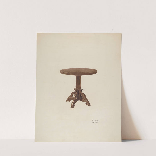 Round Top Table by Jesus Pena