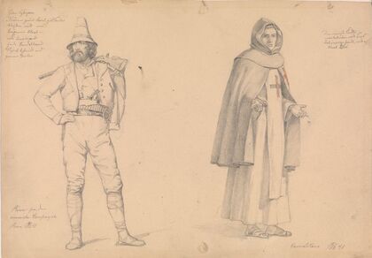 Røver og karmelittermunk (1841)