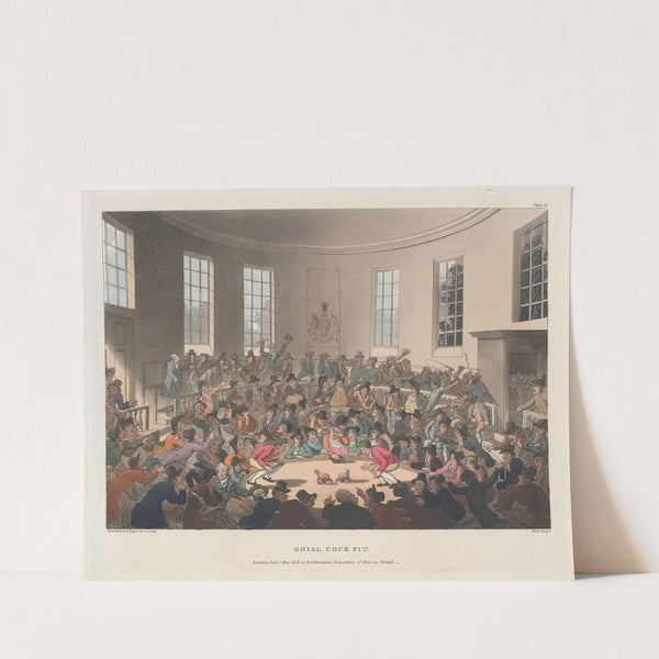 Royal Cockpit (1808) by Thomas Rowlandson