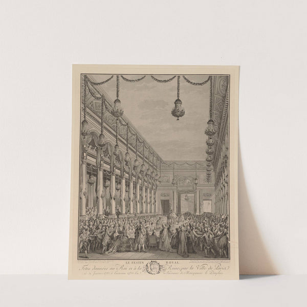 Royal Feast at the Hôtel de Ville, January 21, 1782 (1782) by Jean-Michel the Younger Moreau