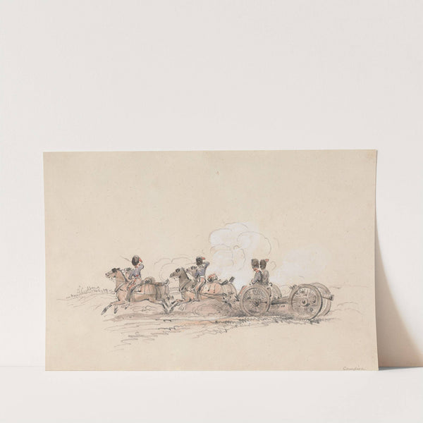 Royal Horse Artillery at the Gallop by George Bryant Campion