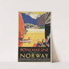 Royal Mail Line cruises to Norway by Percy Padden