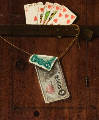 Royal Straight Flush and Five Dollar Bill — size preview