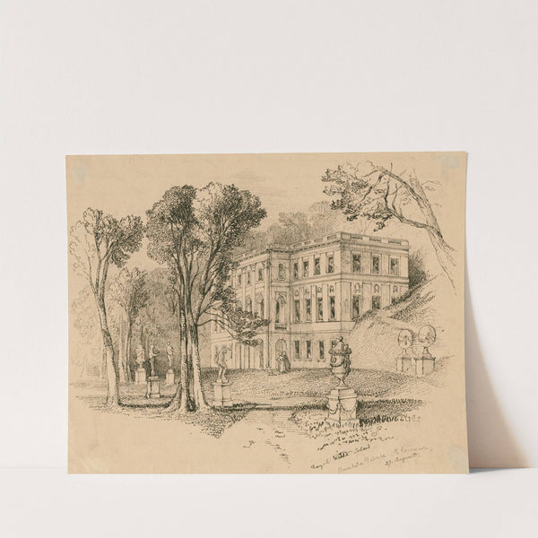 Royal villa called Hamlet&#8217;s Palace, Elsineur (1821)