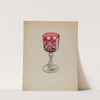 Ruby Case-Glass Goblet by Robert Stewart