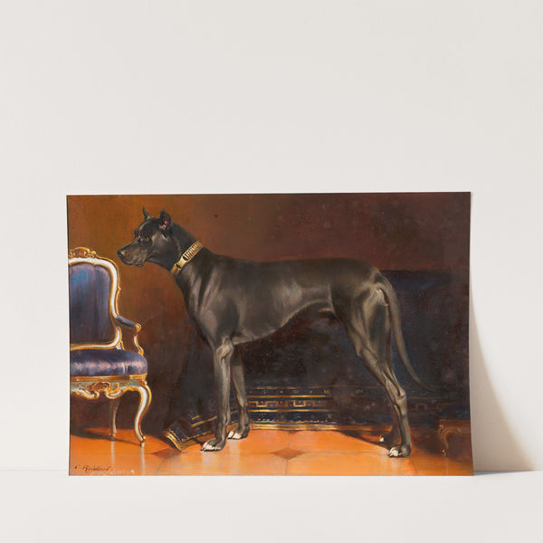 Rüde Shadow, Hund von Kaiserin Elisabeth (1873) by Carl Reichert