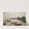 Ruderregatta auf der Außenalster, Hamburg (1889) by Frederick Vezin