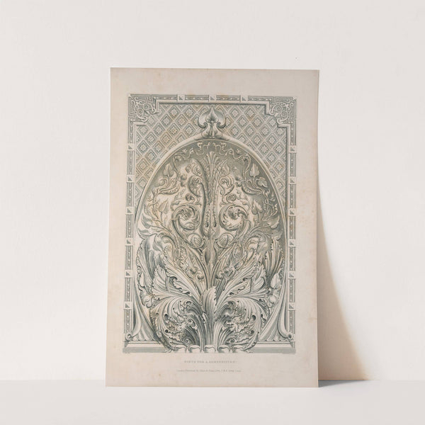 Rudiments of curvilinear design Pl.48 (1839) by George Phillips