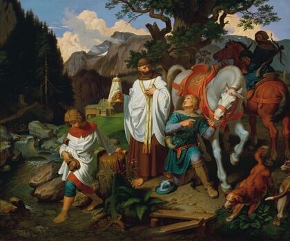 Rudolf von Habsburg und der Priester