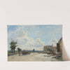 Rue À Saint-Parize-Le-Châtel, Près De Nevers by Johan Barthold Jongkind