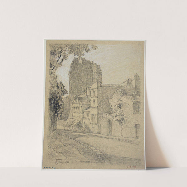 Rue Cortot, à Montmartre by Ferdinand Boberg