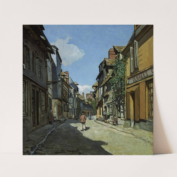 Rue de la Bavole, Honfleur (1864) by Claude Monet
