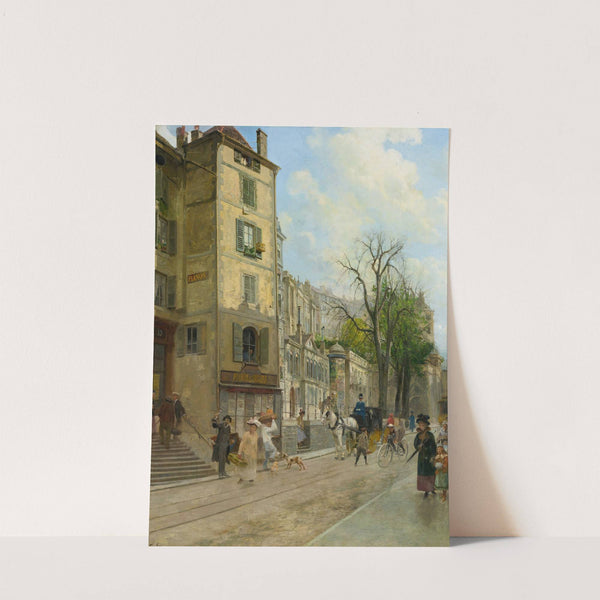 Rue De La Corraterie, Geneva by François-Adolphe Grison
