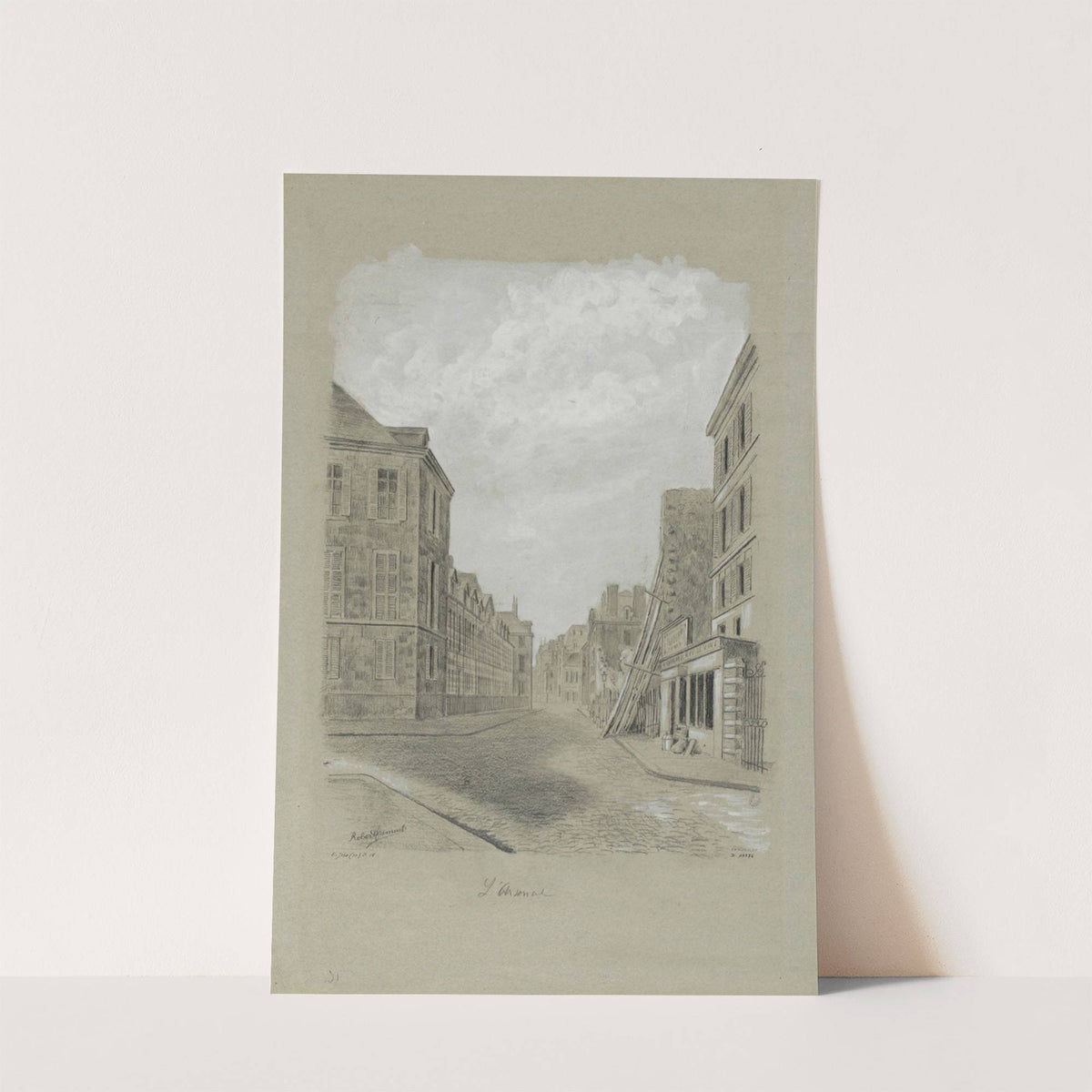 Rue de l’Arsenal, 4ème arrondissement (1895-1905) by Robert Frémont