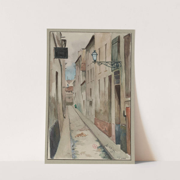 Rue de Nevers (1895) by F. Séguin