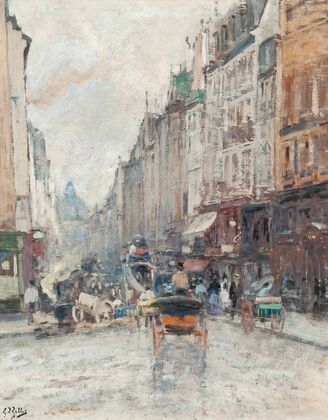 Rue de Seine, towards the Grand Palais, Paris — size preview