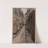 Rue des Etuves Saint Martin,donnant rue Beaubourg et rue Saint Martin (1896) by F. Séguin